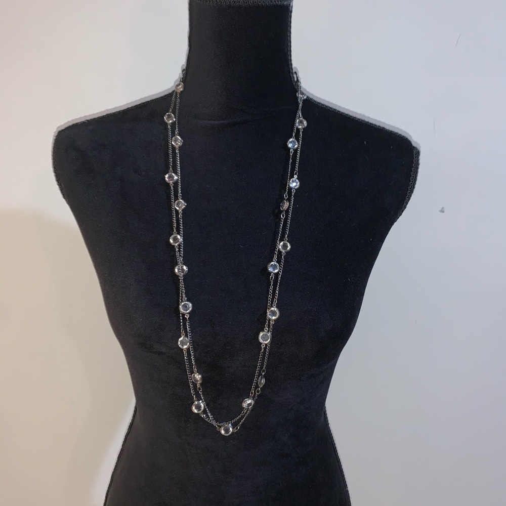 🐠 Long rhinestone necklace